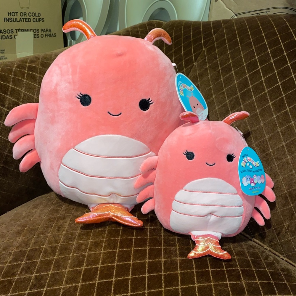 Squishmallow Simone the shrimp bundle